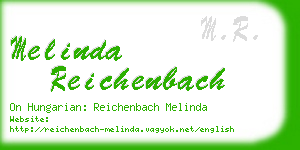 melinda reichenbach business card